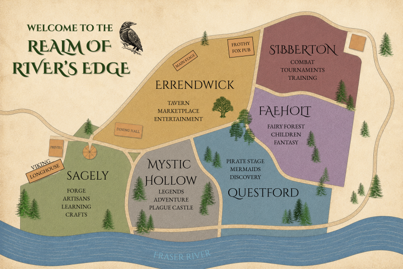 Realm of River's Edge Official Map
